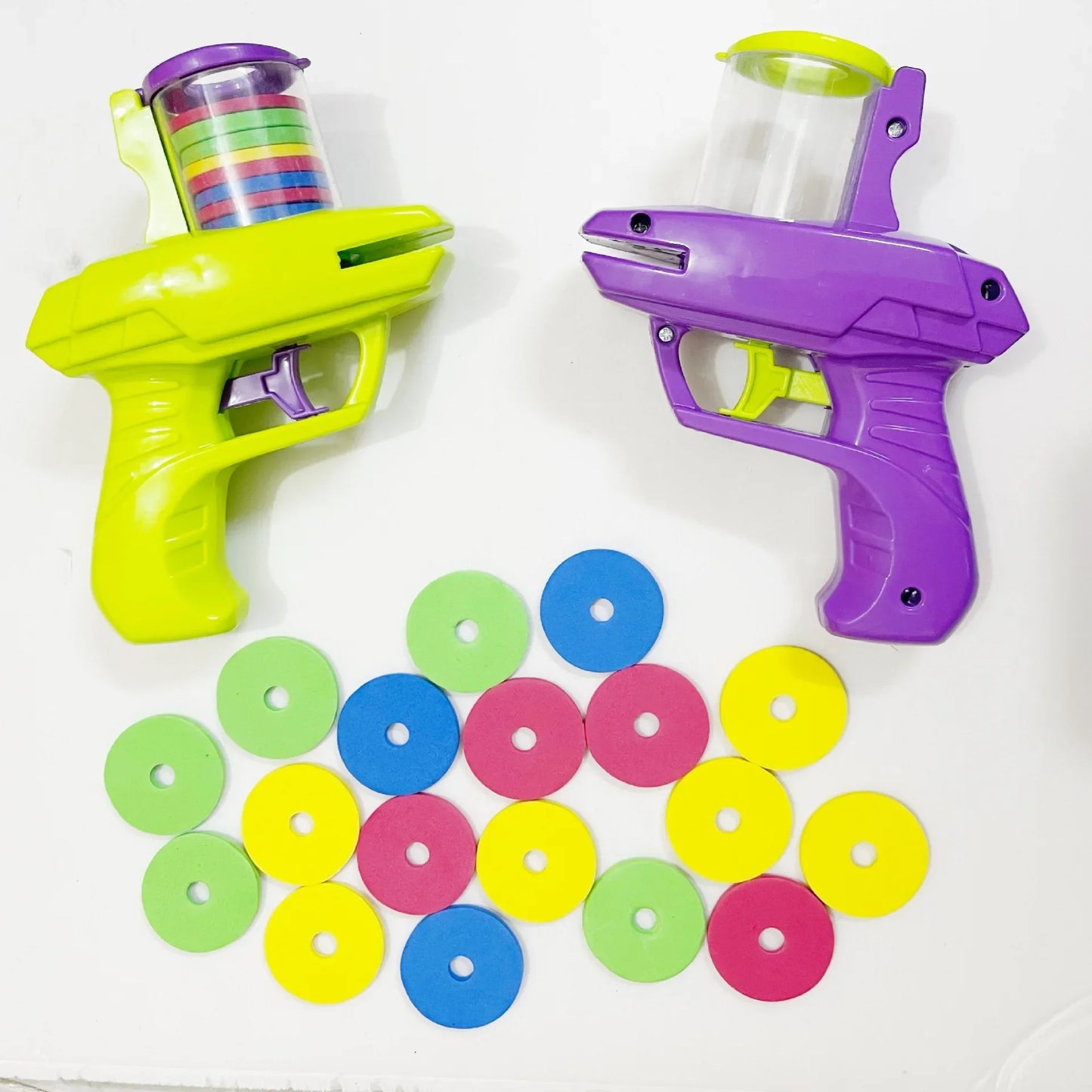 Children'S UFO Radish Gun Toy Bullet Gun Safety EVA Frisbee Outdoor Toy Bullet Battle Interesting Interactive Decompression Toys